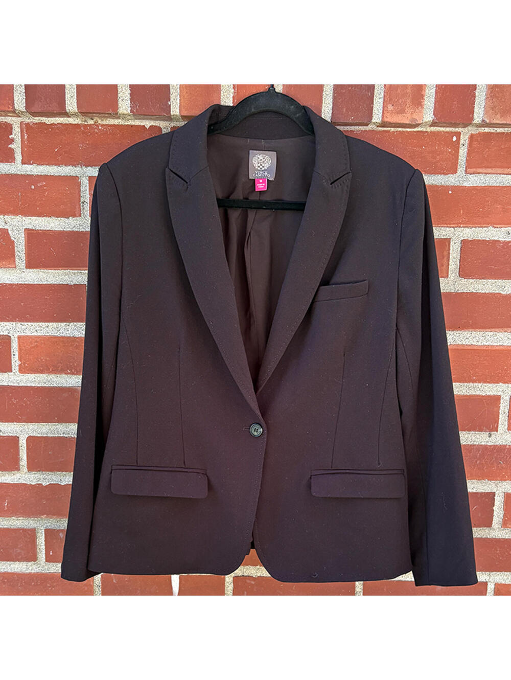 Vince Camuto Women's Black Blazer Size 16